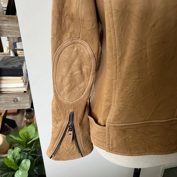 ISABEL MARANT Lambskin Leather Motorcycle Jacket M - Picture 4 of 8